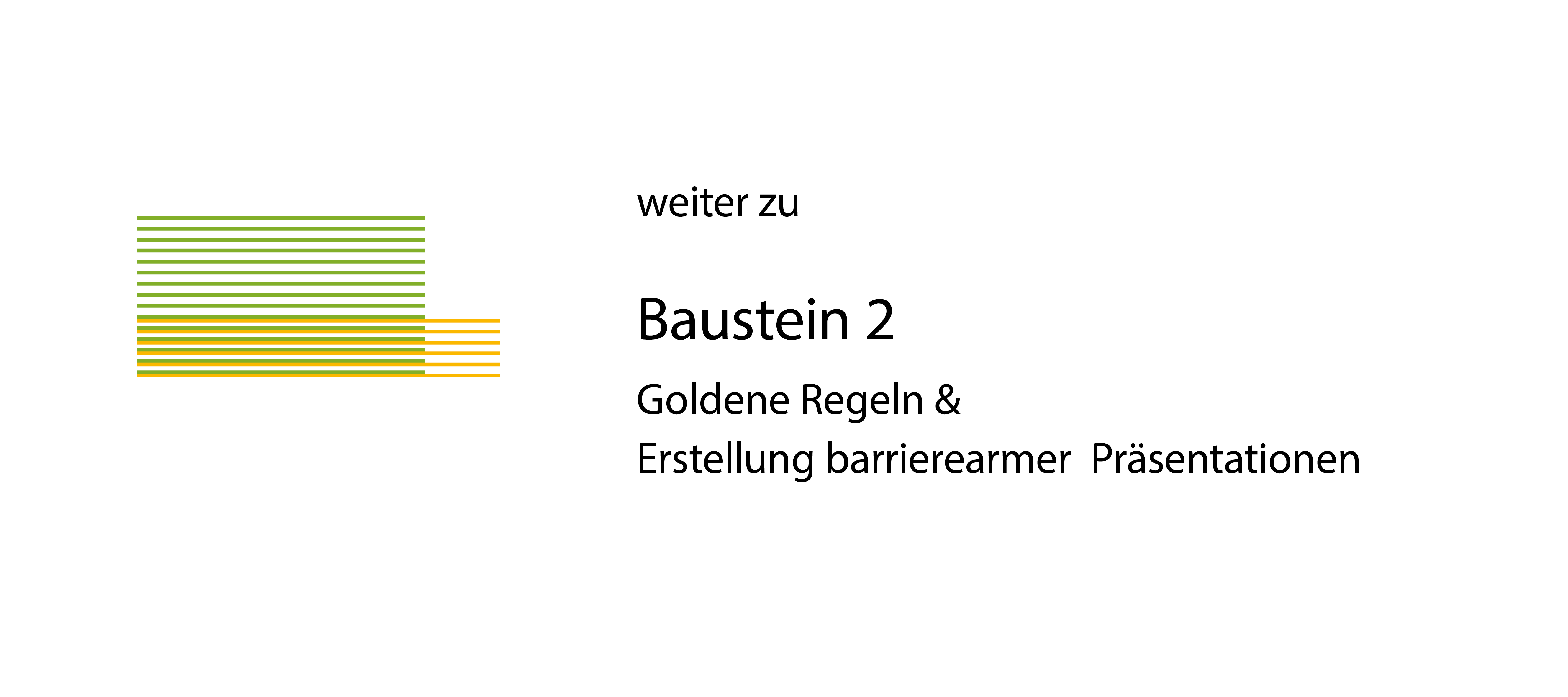 Weiter zu Baustein 2